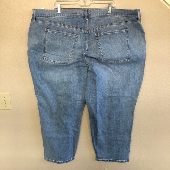 Old Navy Woman’s Mid-Rise Boyfriend Ankle Blue Denim Jeans Plus Size 26 - Picture 2 of 11